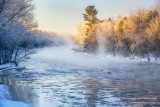 A frosty morning, Chippewa river 2