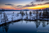 Sunset mood at the Chippewa Flowage, WI