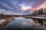 Sunset colors, Namekagon river