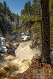 Bad River gorge, early spring