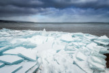 Blue ice, near Bayfield, Wisconsin