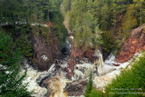 At Copper Falls state park, confluence