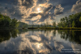 Sun and clouds - Audie Lake 4