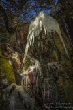 Icicles covering rocks at Morgan Falls 3