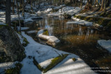 Ice and snow melt at a creek 2