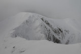 Ciemniak 2096m seen from Krzesanica 2122m descent, West Tatras