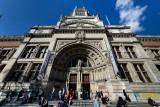 Main Entrance to Victoria & Albert Museum from Cromwell Road, London