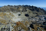 E view from Furkotsky Stit 2404m, below Upper Mlynicka Valley, Tatra NP