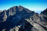 Gerlach Peak 2654m from the summit of Zlobiv 2426m