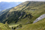 View towards Bachläger Waterfall from First