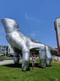 Judy's Hand by Tony Tasset