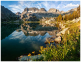 Ediza lake sunrise