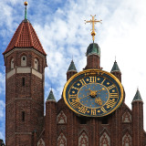 Huge Clock On St. Marys Church