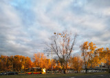 Sunset Light And Clouds