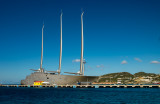 We are in St. Martin.  The ship is owned by Russian oligarch, Andrey Melnichenko