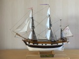 H.M.S. Beagle, model from Revell