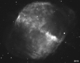 Dumbbell Nebula -- 120 years