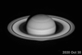 Saturns Ring Inclination - 20 months