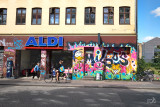 Street art og supermarket