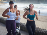 Runners at Manly Beach