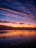 Sunset at Swansea Bay Beach