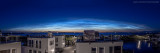 NLC - Noctilucent Clouds -  Leuchtende Nachtwolken (Panorama)