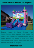 Bounce House Rentals Los Angeles