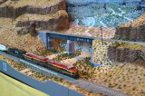 Big scenery on Golden Spike Layout