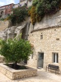 San Giorgio Palace Hotel built right inside the rock moutain