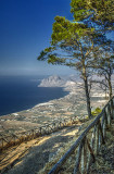 Mt. Cofano as seen from Erice