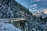 Diablo Lake sunrise - December 24, 2020