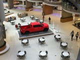 At Ren Center - Truck made out of Lego to promote movie