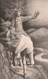 Hermit On White Horse