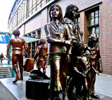 Kindertransport  by Frank Meisler, near Friedrichstrasse SBahn