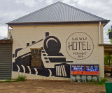 Goorambat, pub wall