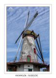 De knokmolen from 1840, a must see windmill in Belgium