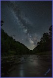 Milkyway glows over Pine creek