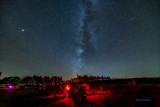 A busy night at Cherry Springs State Park.