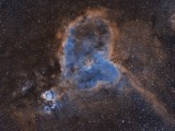 Heart Nebula in Narrowband