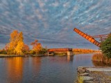 Autumn Bascule Bridge At Sunrise DSCN36873