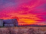 Old Barn At Sunrise DSCN40454-6