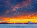 Barn Under Clouds At Sunrise DSCN46303-5