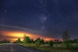 Milky Way Beyond Split Rail Fence 90D-00686