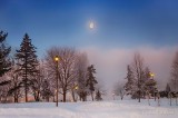 Moon Over Fog Bank Beyond Centennial Park 90D13259-63