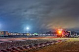 Smiths Falls Rail Yard On A Cloudy Night 90D33151-5