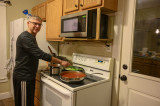 And Dave making his delicous meat pasta sauce