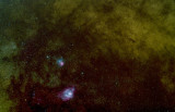 The Lagoon and Trifid Nebulas