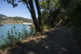 Trail along Stevens Creek Reservoir