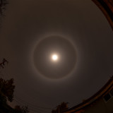  22 Halo around the moon