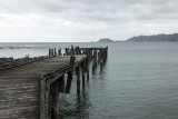 The end of Tokomaru Bay Wharf